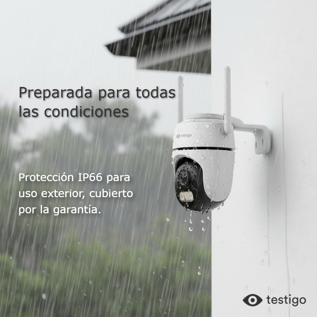 Cámara de Seguridad Exterior Uruguay PTZ Full HD - Testigo ICSEE - Set ...