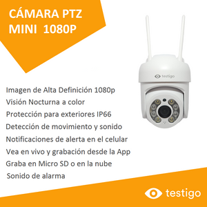 Cámara IP PTZ T889 Giratoria Exterior 2MP - Set x3 Unidades - ICSEE