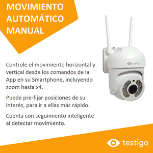 Cámara IP PTZ T889 Giratoria Exterior 2MP - Set x3 Unidades - ICSEE