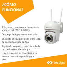 Cargar imagen en el visor de la galería, Cámara IP PTZ T889 Giratoria Exterior 2MP - ICSEE
