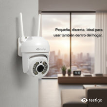 Cargar imagen en el visor de la galería, Cámara IP PTZ T889 Giratoria Exterior 2MP - Set x2 Unidades - ICSEE
