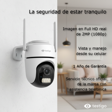 Cargar imagen en el visor de la galería, Cámara IP PTZ T889 Giratoria Exterior 2MP - Set x2 Unidades - ICSEE
