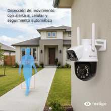 Cargar imagen en el visor de la galería, Cámara IP PTZ Doble Lente T897DL Giratoria Exterior 6MP - Set x2 Unidades - ICSEE
