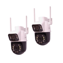 Cargar imagen en el visor de la galería, Cámara IP PTZ Doble Lente T897DL Giratoria Exterior 6MP - Set x2 Unidades - ICSEE
