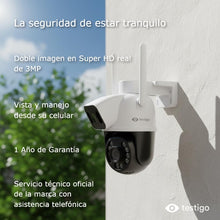 Cargar imagen en el visor de la galería, Cámara IP PTZ Doble Lente T897DL Giratoria Exterior 6MP - Set x2 Unidades - ICSEE
