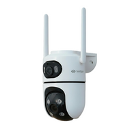 Cámara IP PTZ Doble Lente T897DL Giratoria Exterior 6MP - ICSEE