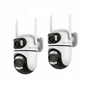 Cámara IP PTZ Doble Lente T889DL Giratoria Exterior 4MP - Set x2 Unidades - ICSEE