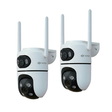 Cargar imagen en el visor de la galería, Cámara IP PTZ Doble Lente T897DL Giratoria Exterior 6MP - Set x2 Unidades - ICSEE
